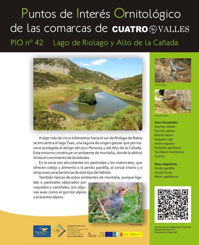Lago de Riolago y Alto de la Cañada