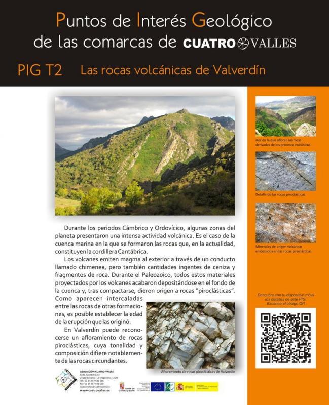 Las rocas volcánicas de Valverdín
