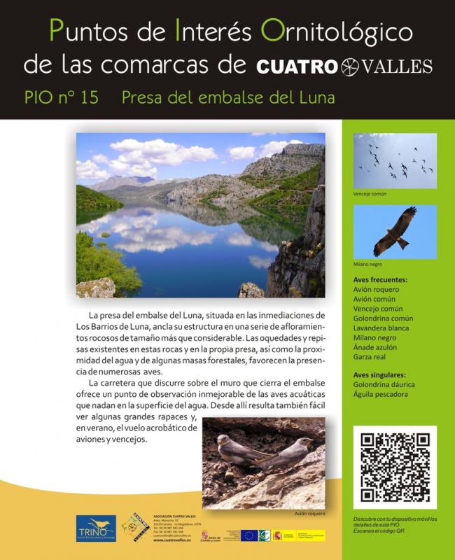 Presa del embalse del Luna